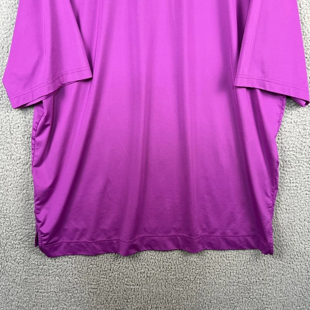 FootJoy FJ Golf Men's Polo Shirt‎ Collar Logo PINK Magenta Ironwood Golf Club